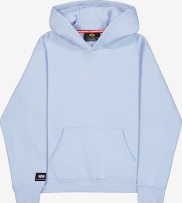 ALPHA INDUSTRIES Sweatshirt in Blue: front