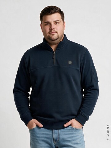 LERROS Sweatshirt in Blauw: voorkant
