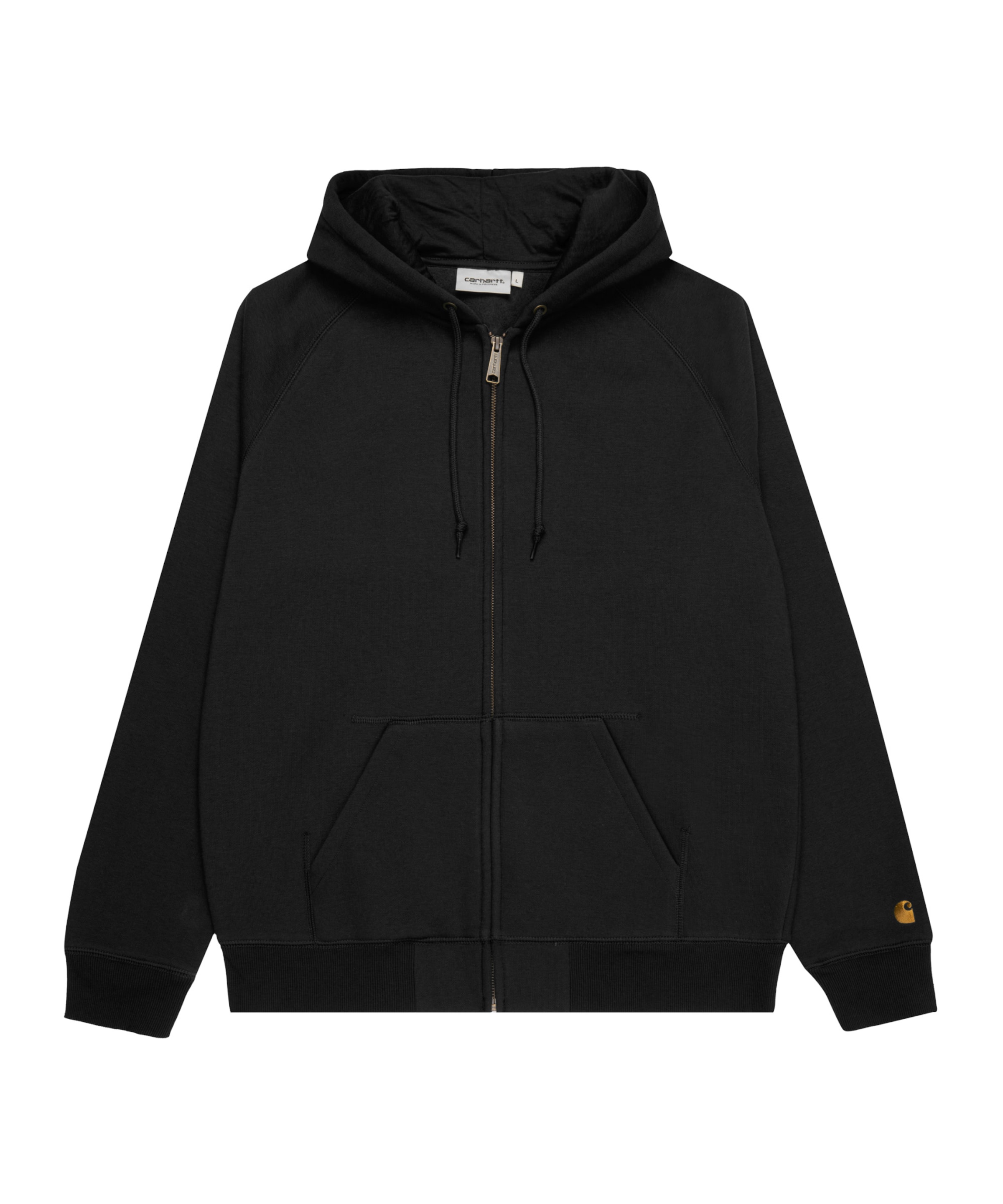 Carhartt WIP Sweat jacket in Black: front