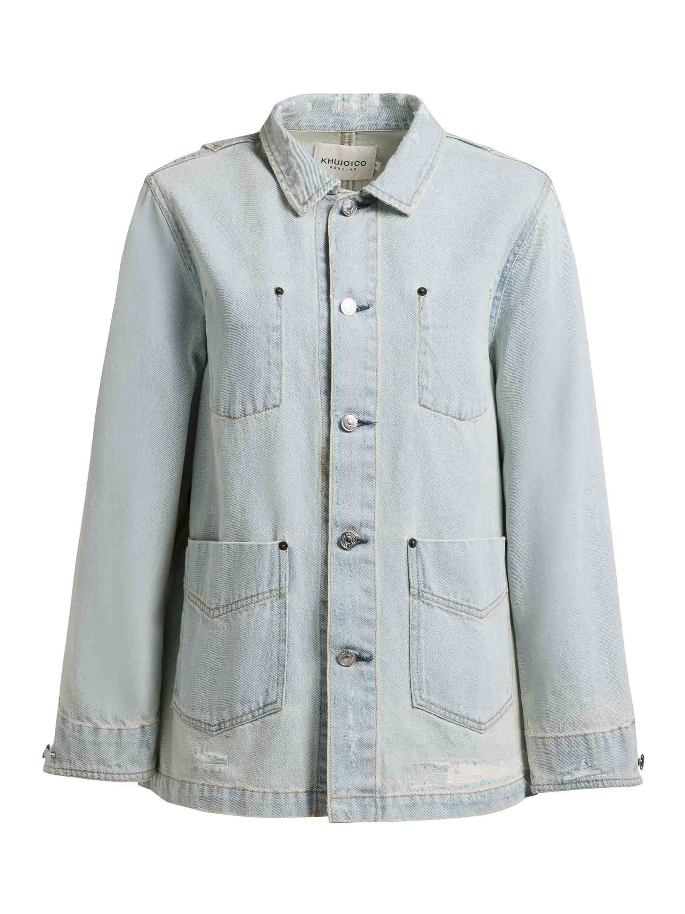 khujo Jacke 'MIRIA' in Blau: Vorderseite