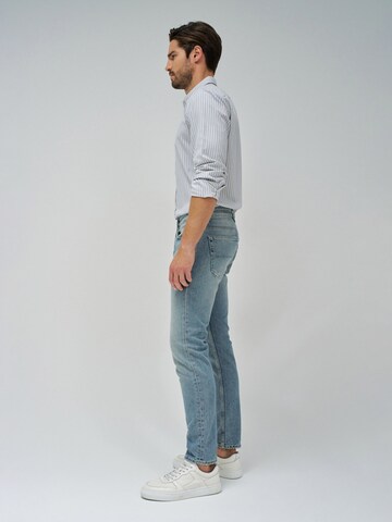 Coupe slim Jean 'Slim' Salsa Jeans en bleu