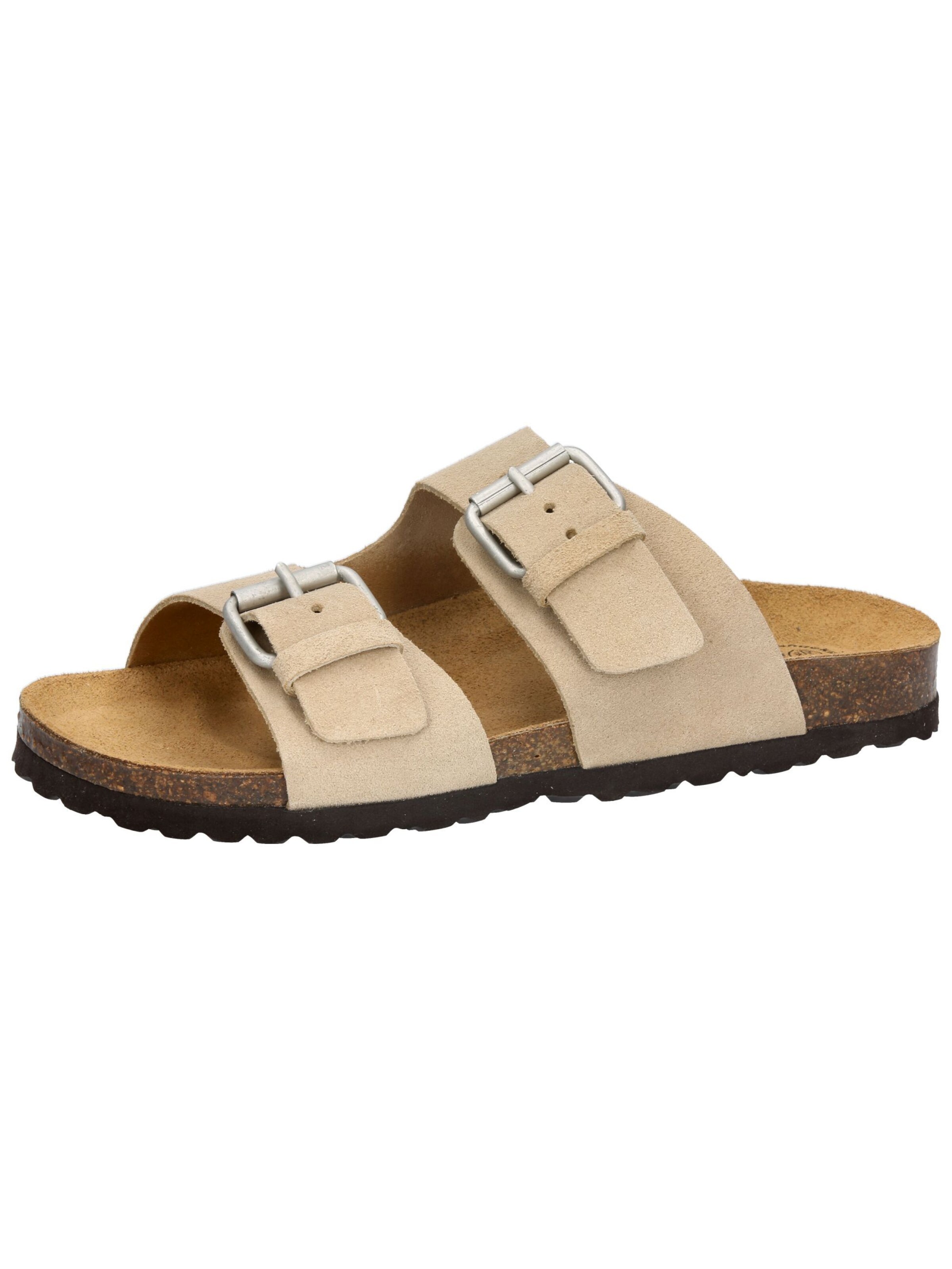 LICO Pantolette 'Bioline Juana' in Braun: Vorderseite