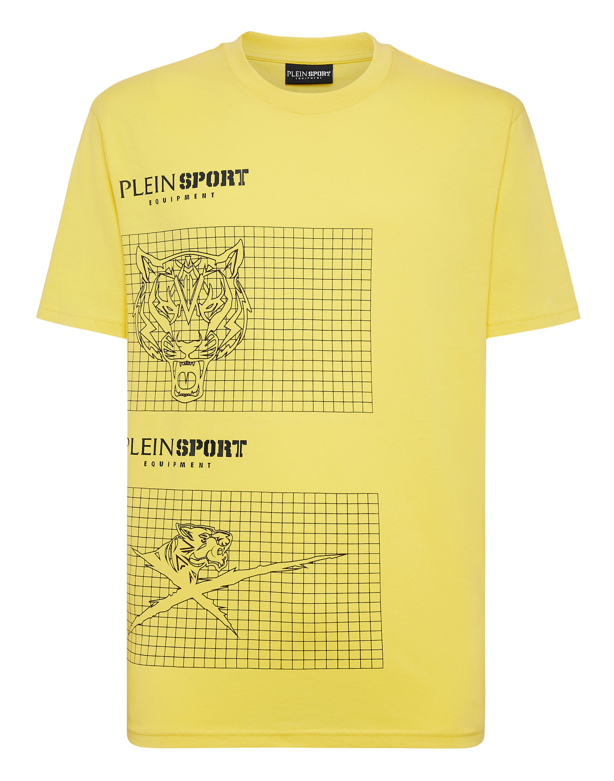 Maglietta 'Tiger' Plein Sport di colore giallo / nero, Visualizzazione prodotti