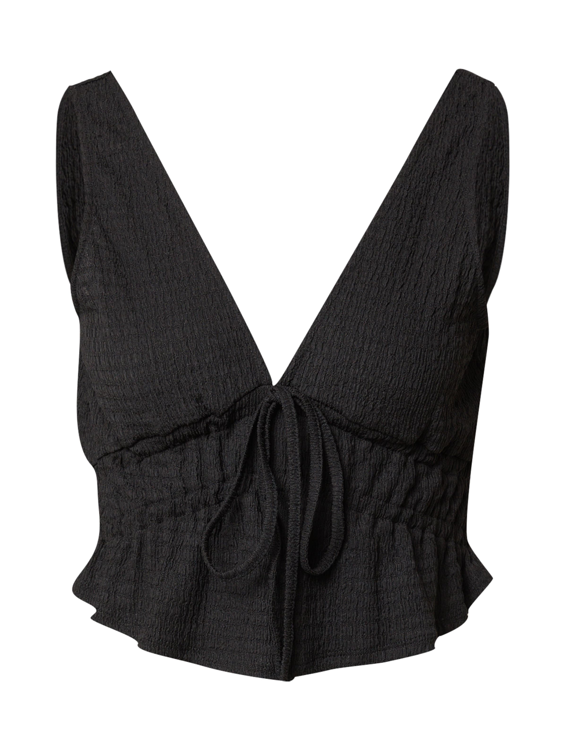 EDITED Toppi 'Juliena' värissä musta: etupuoli