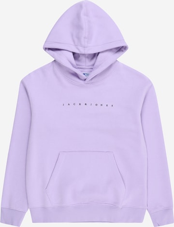 Jack & Jones Junior Sweatshirt 'STAR' in Purple: front