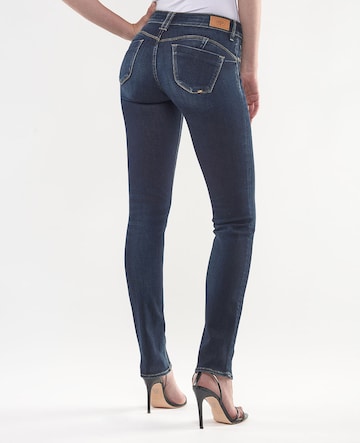 Le Temps Des Cerises Slimfit Jeans in Blau