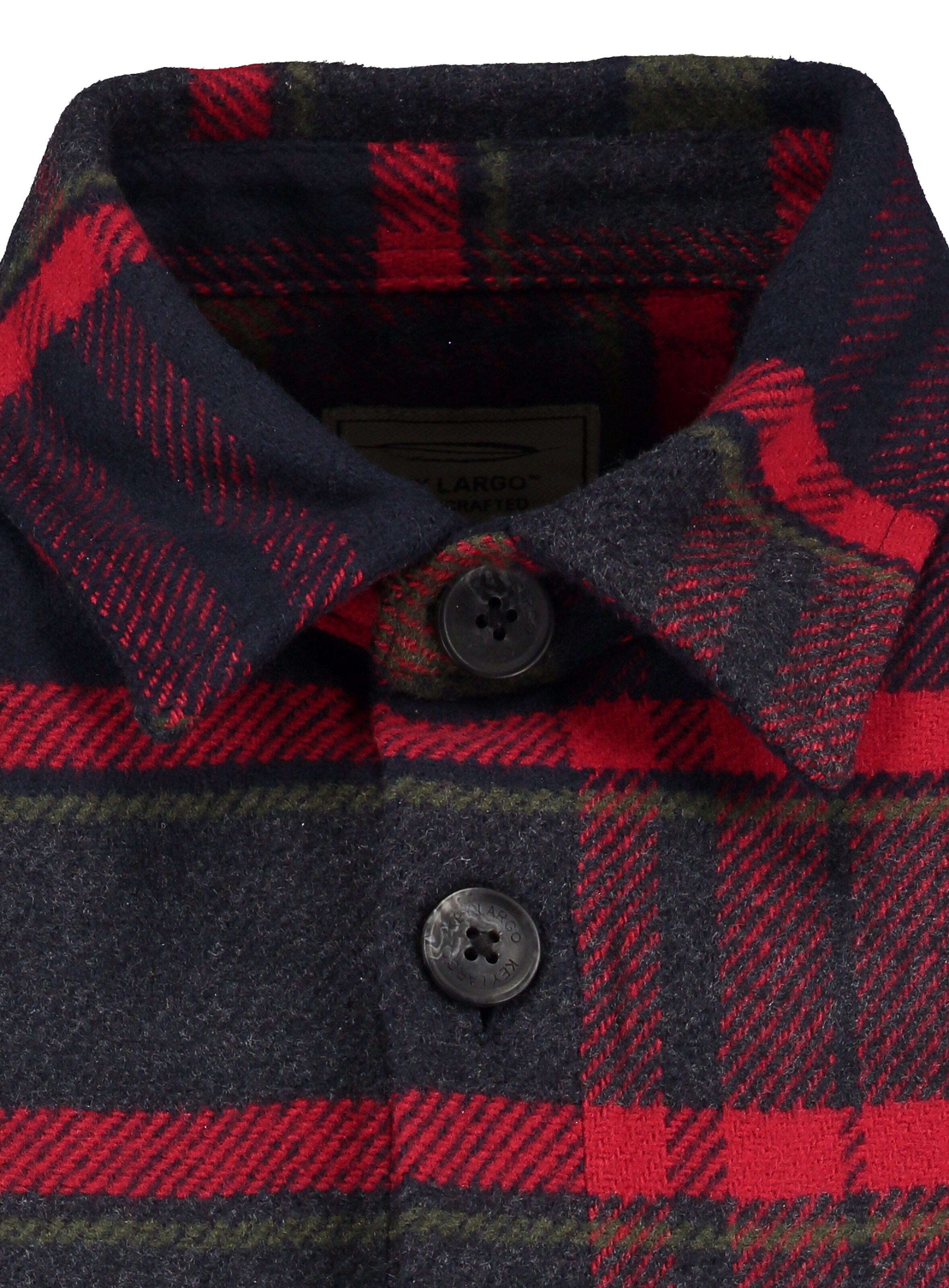 Key Largo Regular Fit Hemd ' ZERMATT ' in Grau