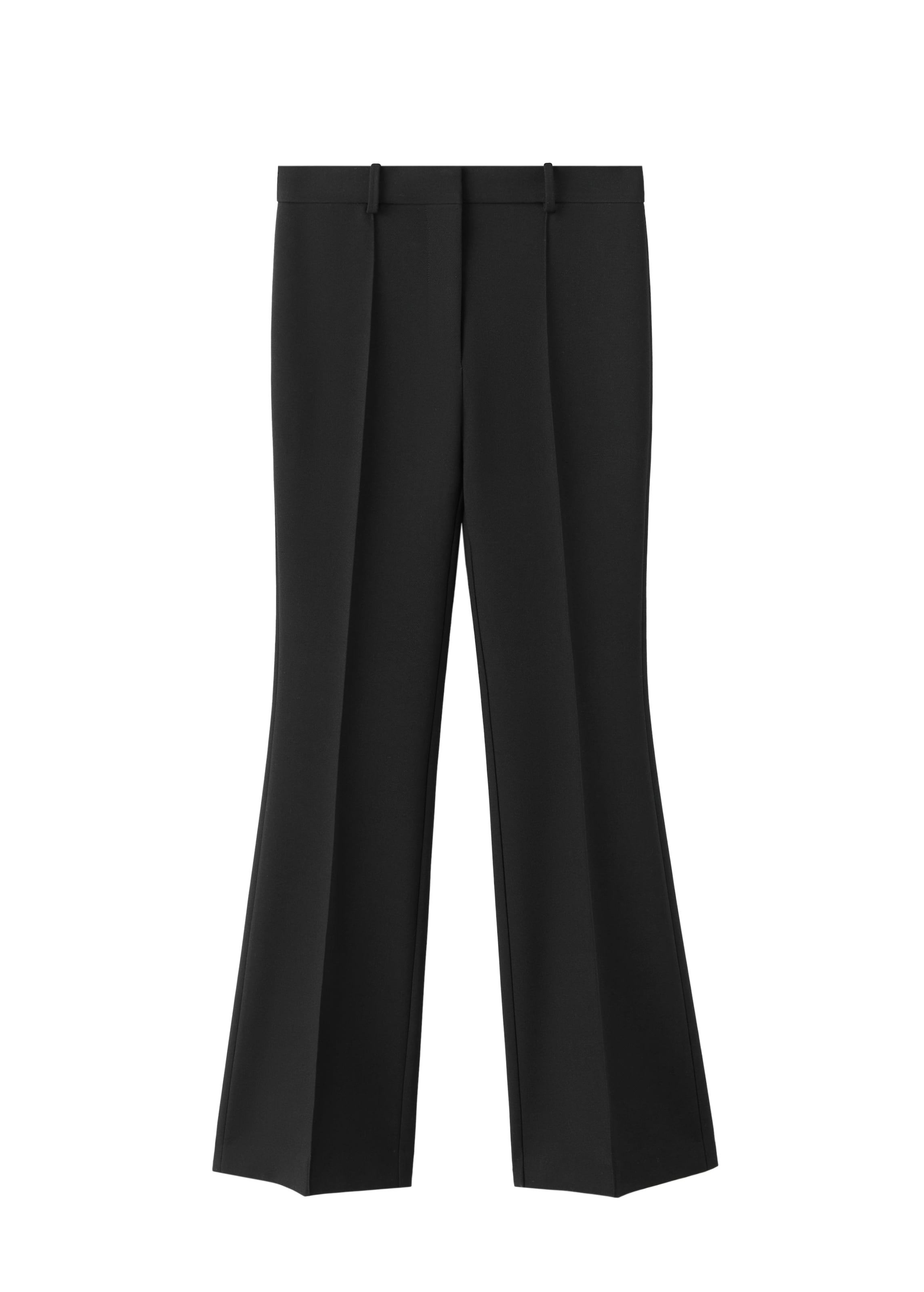 MANGO Flared Hose 'ZOE' in Schwarz: Vorderseite