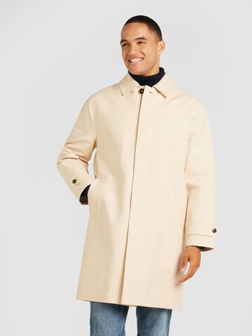 Tommy Hilfiger Tailored - Abrigo de entretiempo en beige: frente