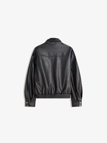Veste mi-saison Bershka en noir