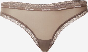 Calvin Klein Underwear String in Green: front