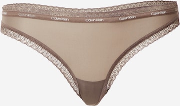 zaļš Calvin Klein Underwear Stringu biksītes: no priekšpuses