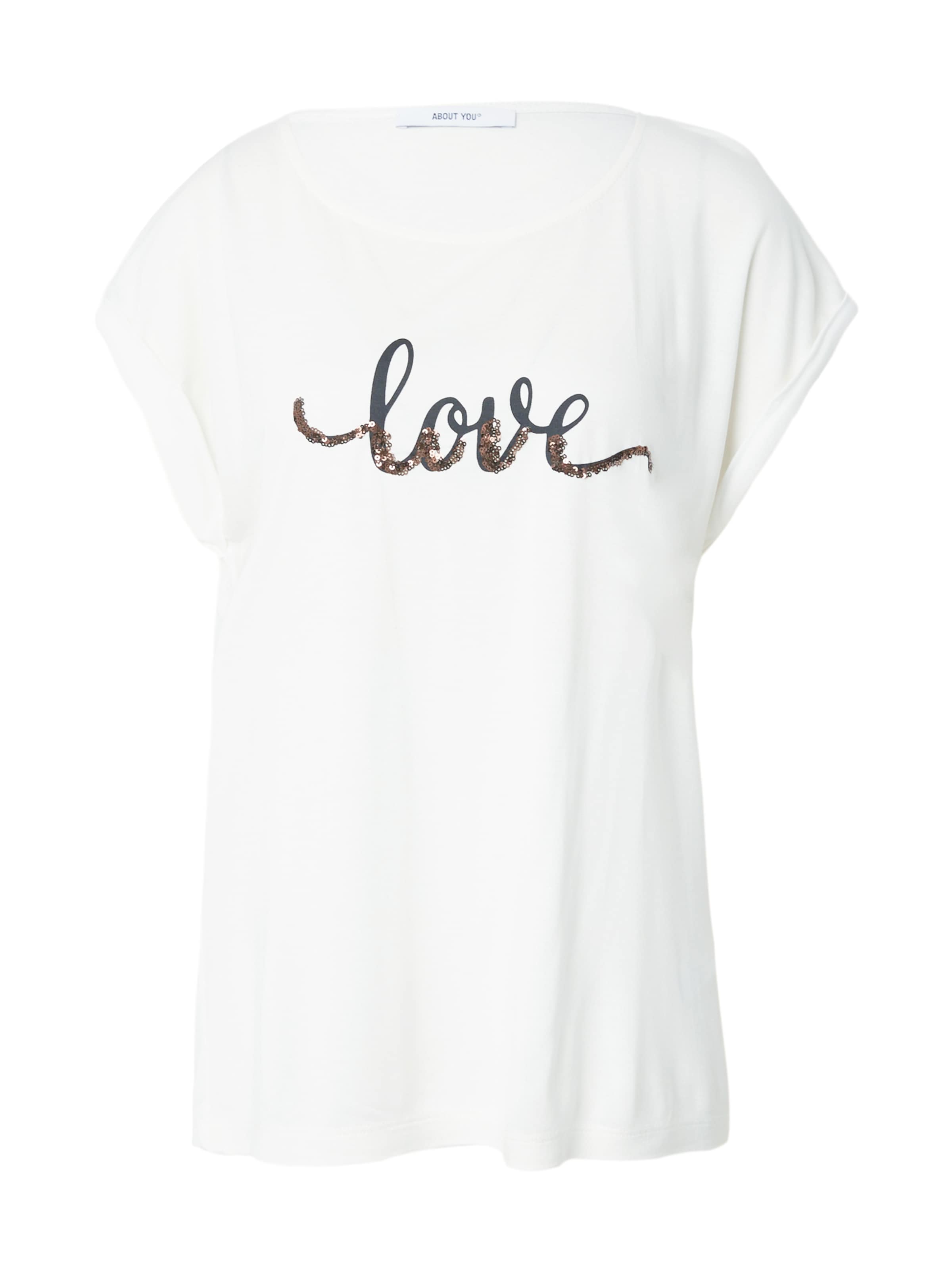 ABOUT YOU Μπλουζάκι 'Madita' σε λευκό: μπροστά