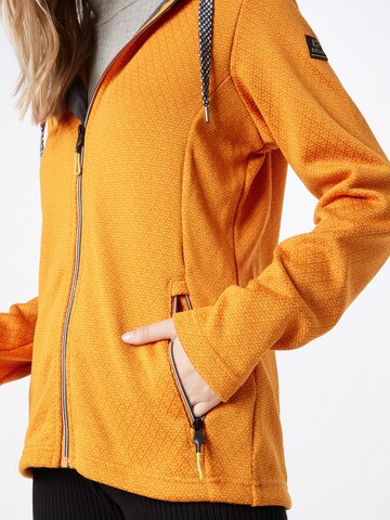 KILLTEC Athletic Fleece Jacket in Yellow