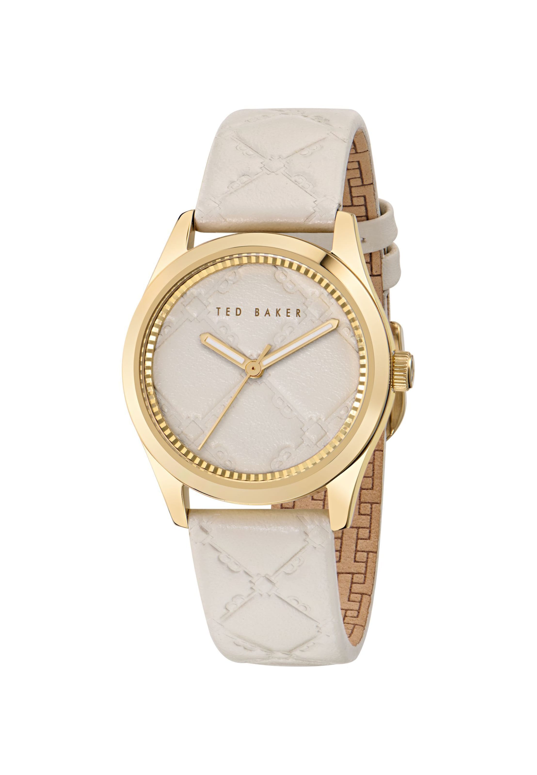 Ted Baker Analog Watch ' COOLLY ' in Beige: front