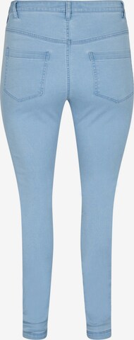 Zizzi Skinny Jeans 'Amy' in Blauw