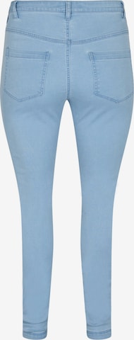 Zizzi Skinny Jeans 'Amy' in Blauw