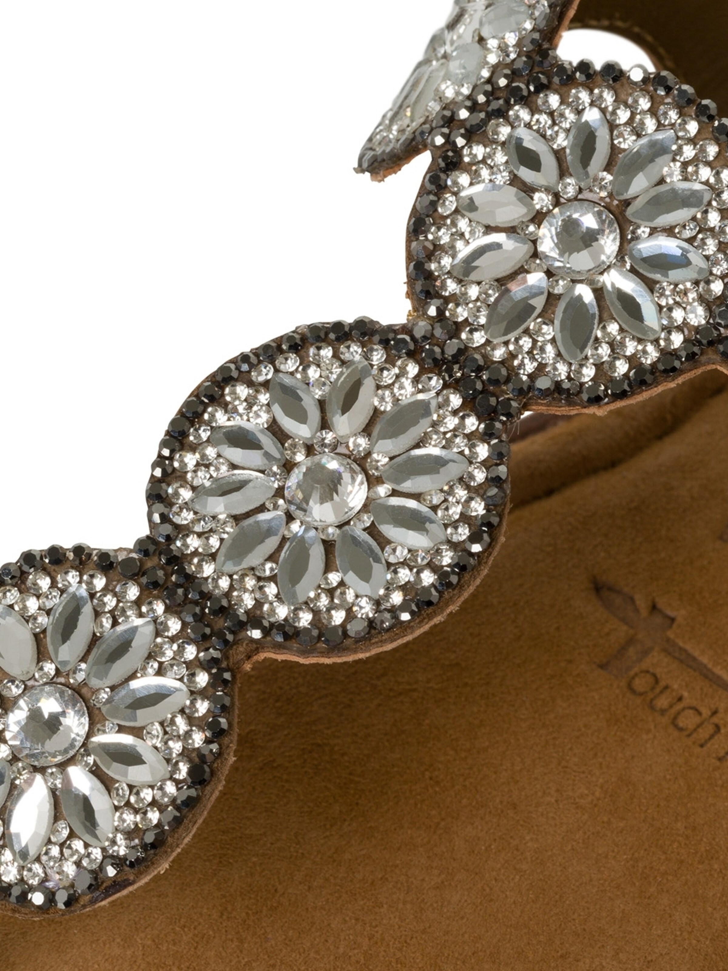 Tamaris T-Bar Sandals in Silver