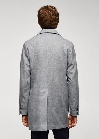 MANGO MAN Between-Seasons Coat 'Hake' in Grey