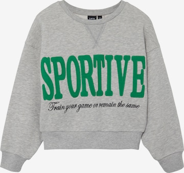 Sweat-shirt LMTD en gris : devant