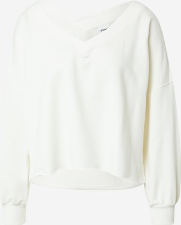 NIKE - Sweatshirt de desporto 'Luxe' em bege: frente