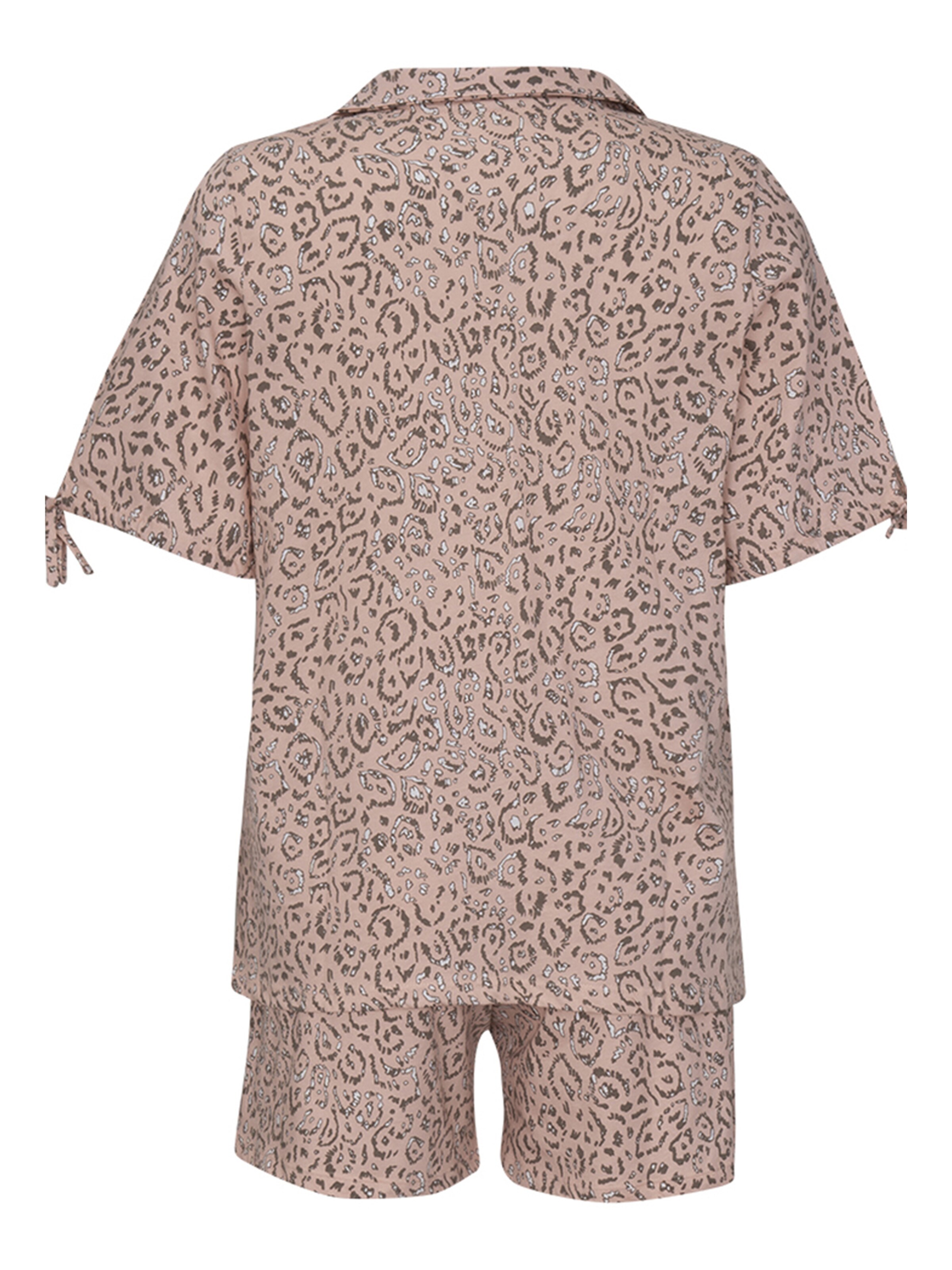 Goldenbay - Pijama de pantalón corto ' Liatris ' en beige