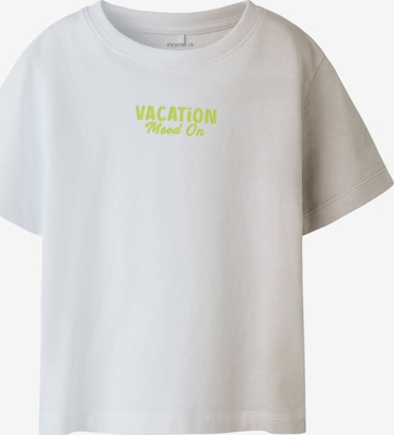 NAME IT Shirt 'NMMFIBLO' in Grün: Vorderseite