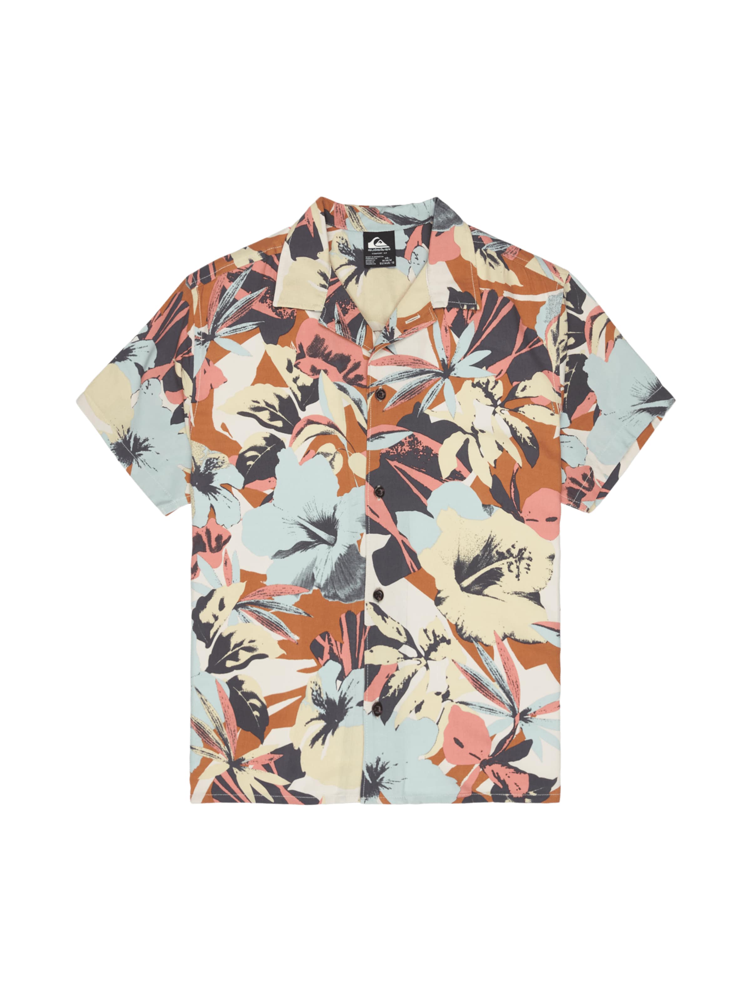 QUIKSILVER Regular fit Button Up Shirt 'Safe Paradise' in Mixed colors: front