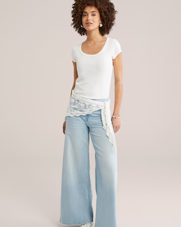 WE Fashion T-Shirt in Weiß