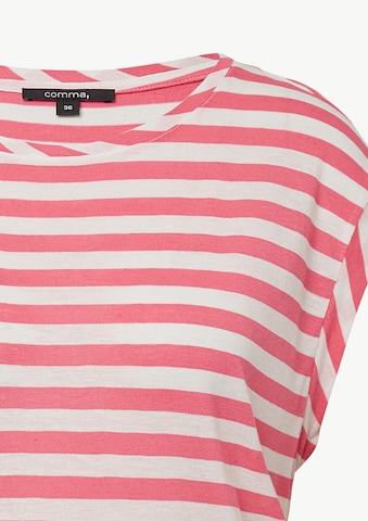 T-shirt COMMA en rose