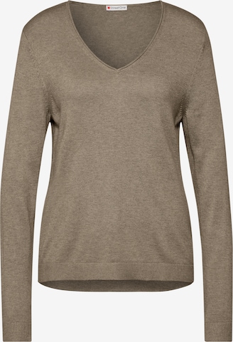 STREET ONE Pullover in Braun: Vorderseite