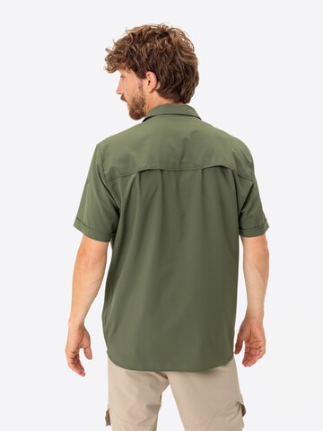VAUDE Regular fit Athletic button up shirt 'Rosemoor II ' in Green