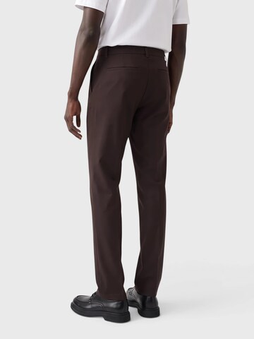 TRAPP Tapered Pants in Brown