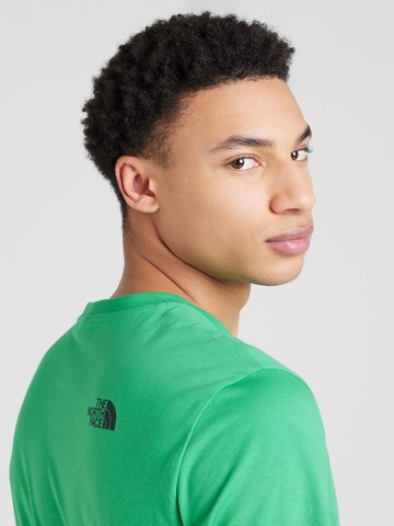 T-Shirt THE NORTH FACE en vert