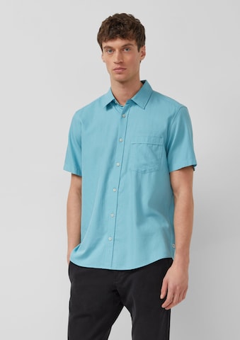 Regular fit Cămașă de la s.Oliver pe verde: față