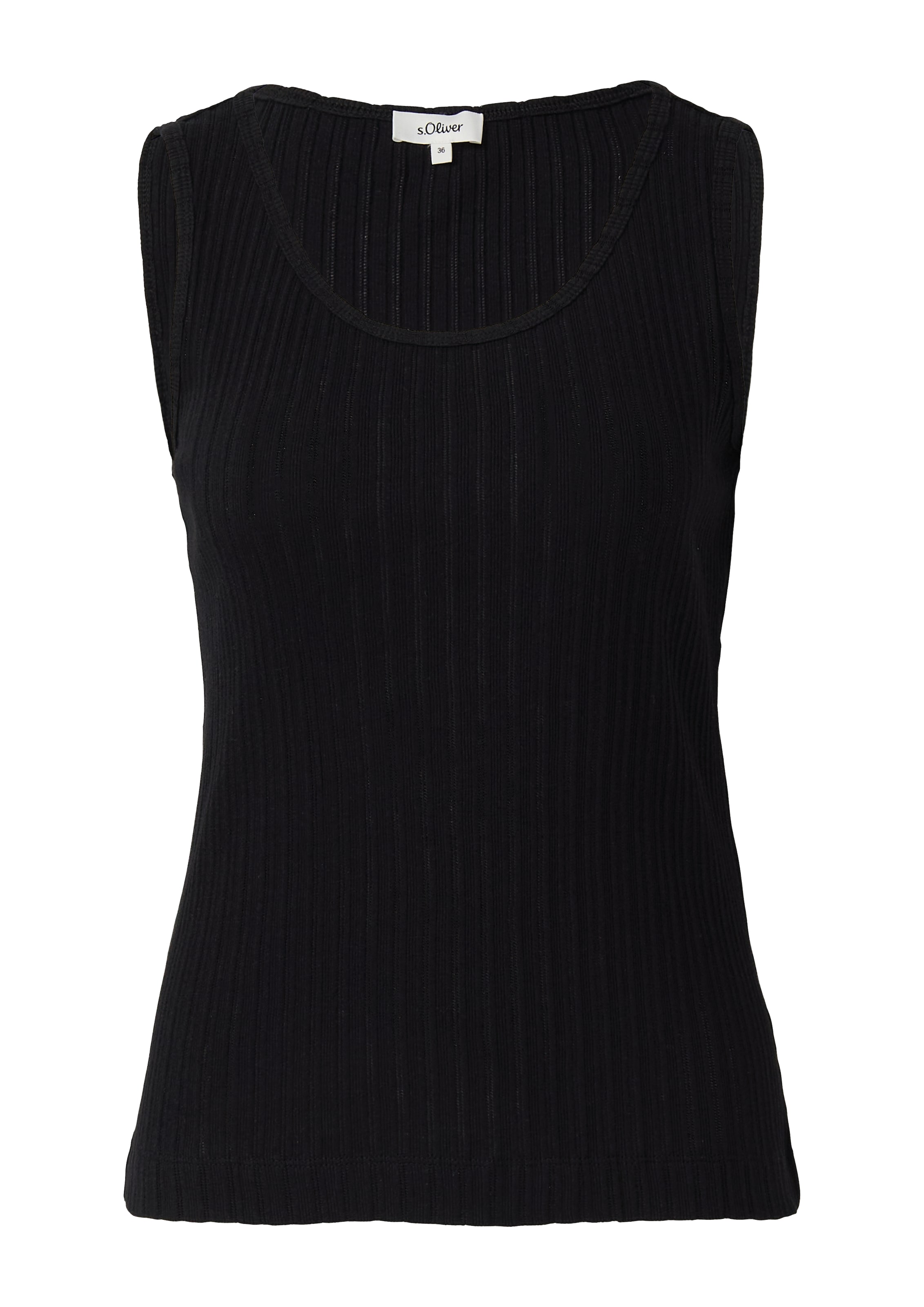 s.Oliver Top in Black: front