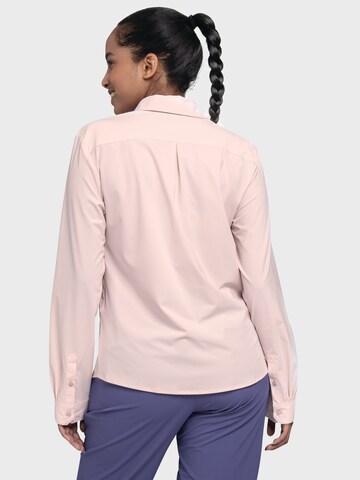 Schöffel Athletic button up shirt ' Hiking Blouse Style Dunajec WMS ' in Pink