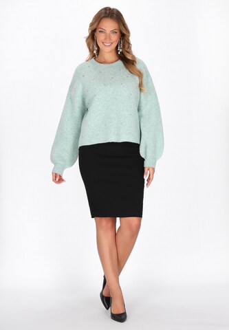Pull-over faina en vert