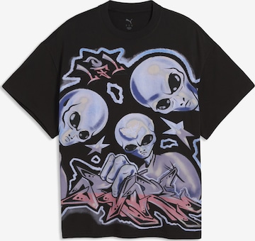PUMA Shirt 'Melo Asteriks' in Black: front