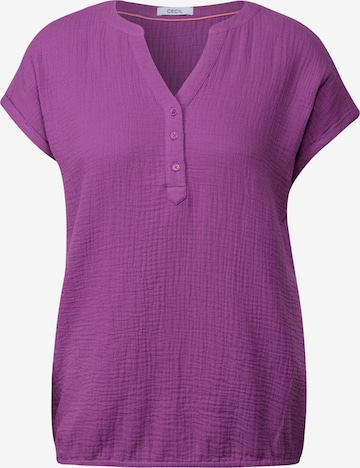 CECIL Bluse in Lila: Vorderseite