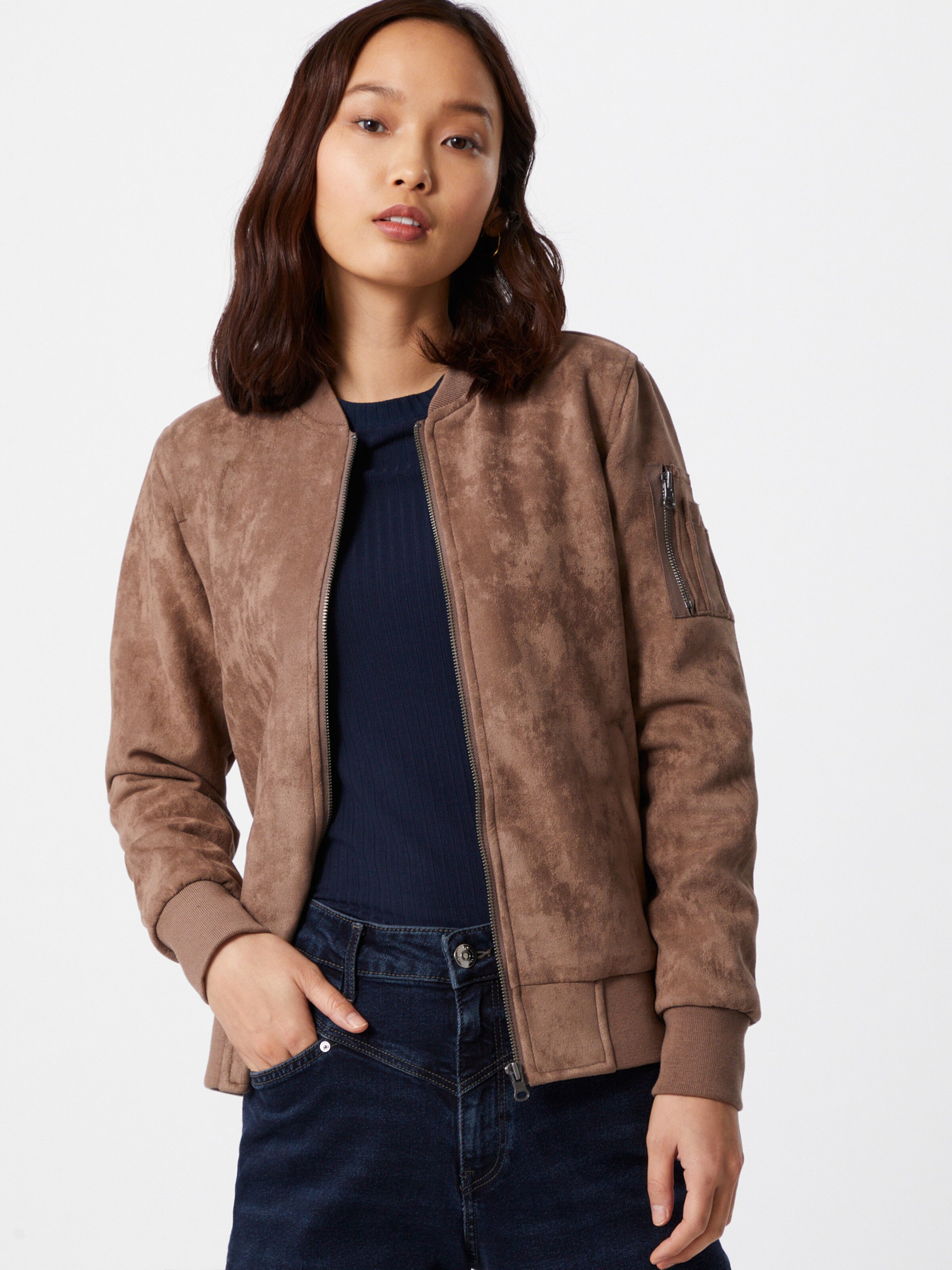 Frauen Jacken Urban Classics Jacke in Braunmeliert - OU38505 Frauen Jacken Urban Classics Jacke in Braunmeliert - OU38505