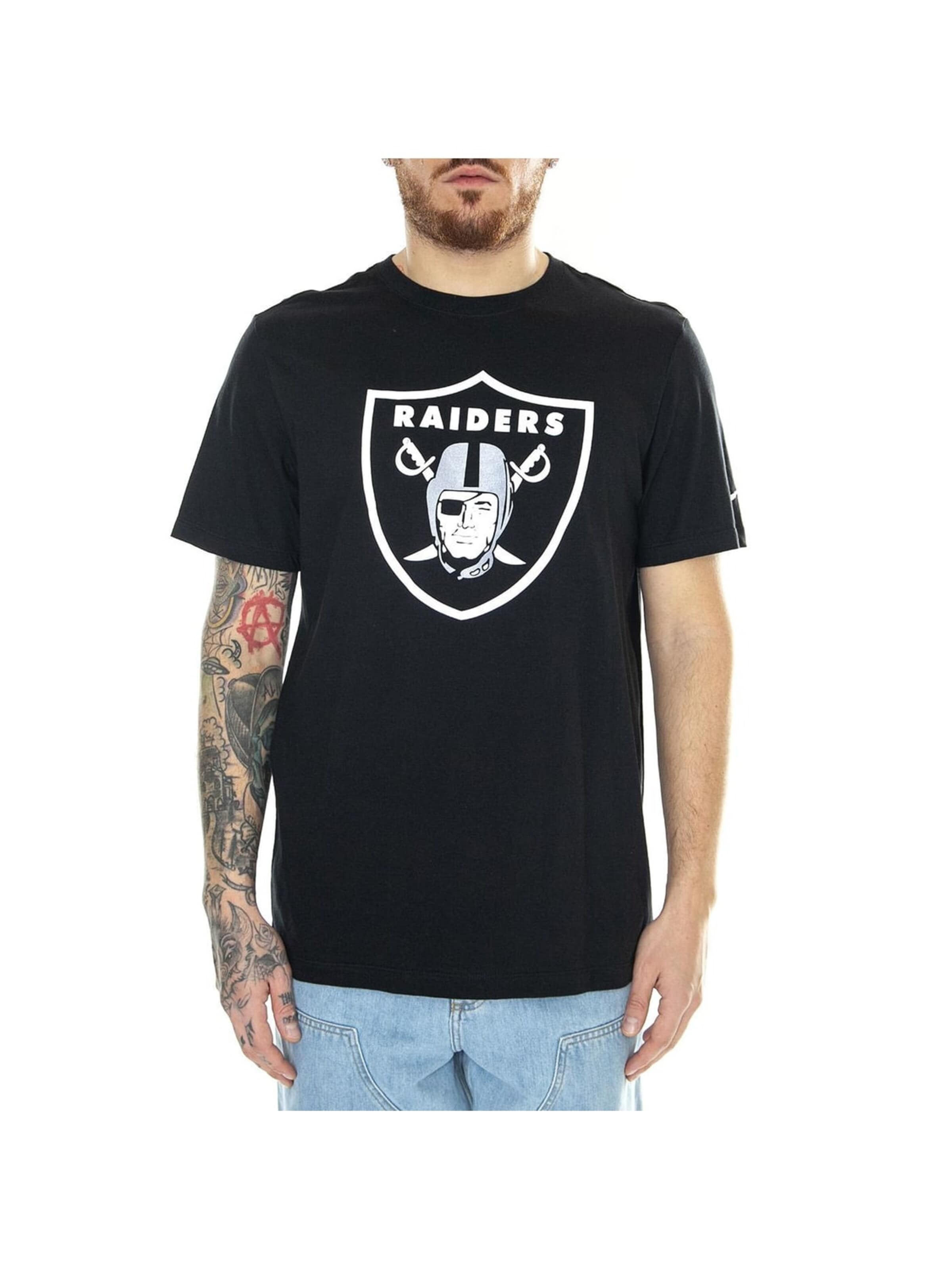 T-Shirt 'Logo Essential T-Shirt Las Vegas Raiders Black' NIKE en noir : devant