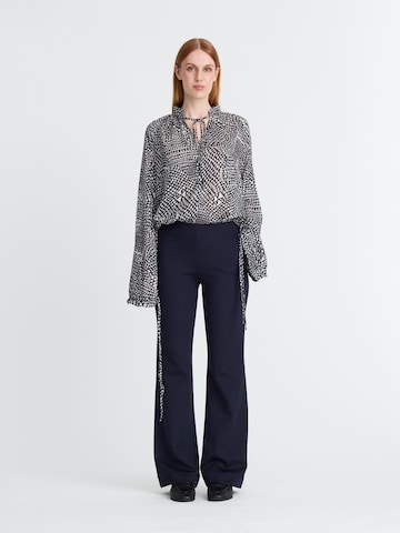 Minx Boot cut Trousers 'JOAN' in Blue
