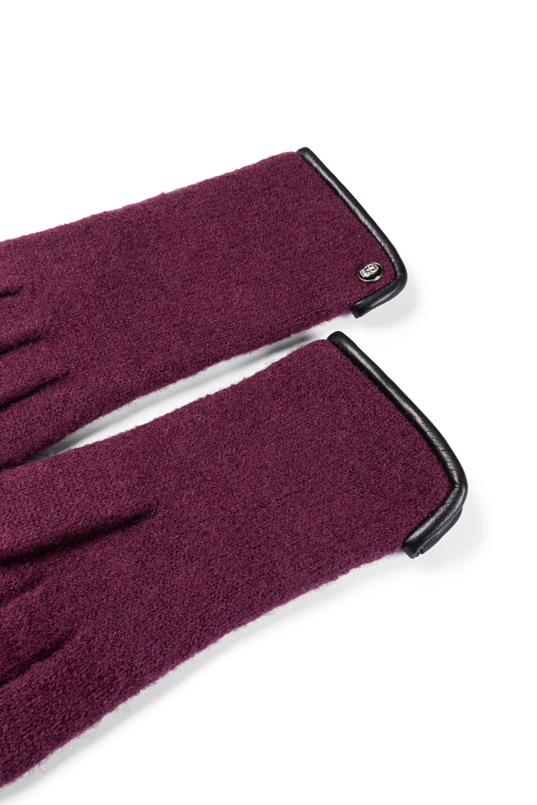 Mezzoguanti ' FELTED WOOL' di Roeckl in lilla