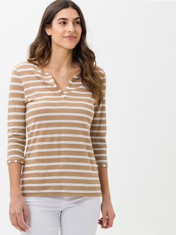 BRAX Shirt 'Claire' in Beige: front