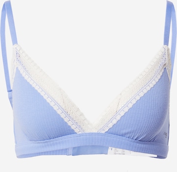 Soutien-gorge 'GO Ribbed' SLOGGI en bleu : devant