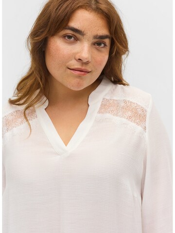 Zizzi - Blusa 'Adri' em branco