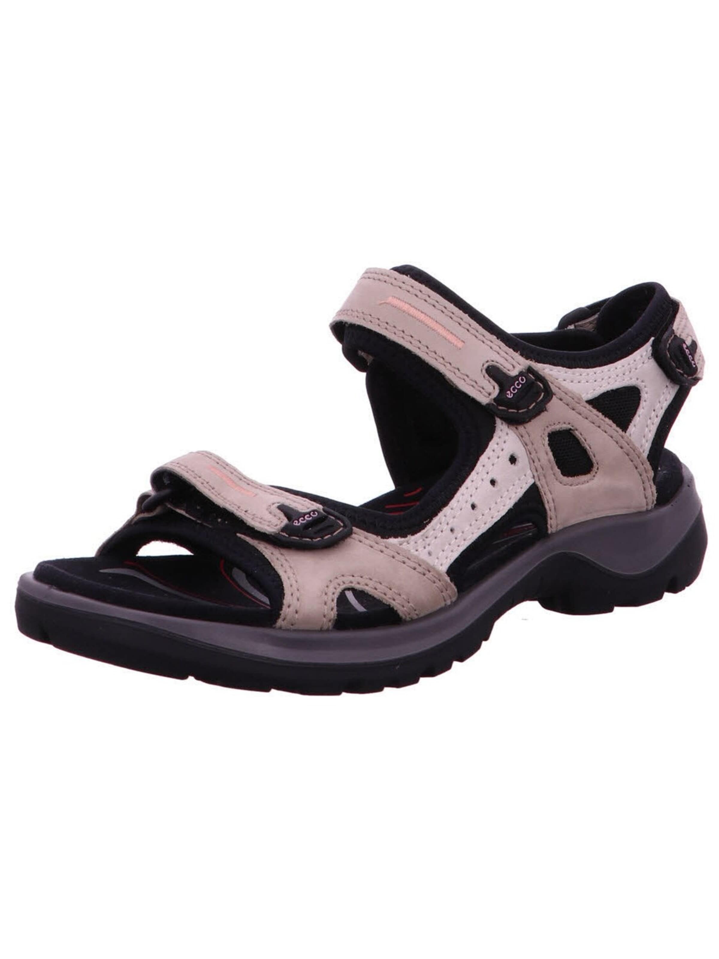 ECCO Sandaal 'Sandalette Damen 069563 54695 Rauleder in beige' in Beige: voorkant