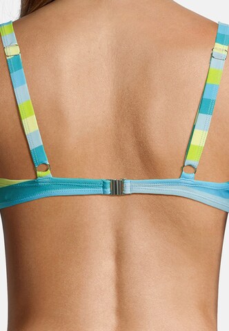 BECO the world of aquasports Bustier Bikini 'Fresh Stripes' in Blau