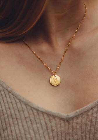 GOOD.designs Ketting 'V' in Goud